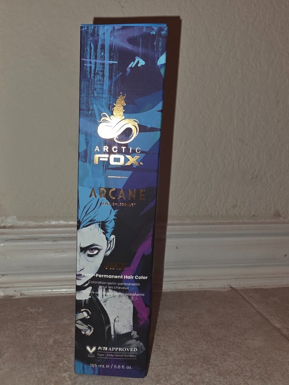 Hair dye: Blue semi-permanent, Arctic Fox (Arcane League of Legends) Jinx